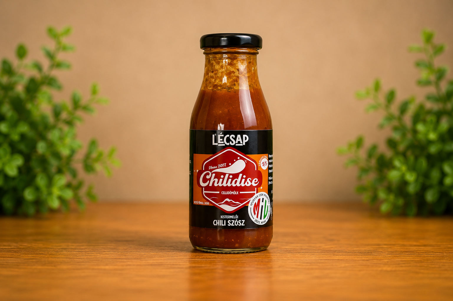 Lecsap chili szósz üveg